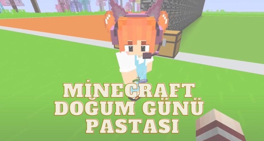 Minecraft Doğum Günü Pastası